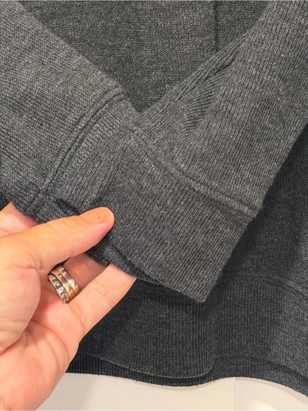 Old Navy Boys Charcoal V-Neck Sweater